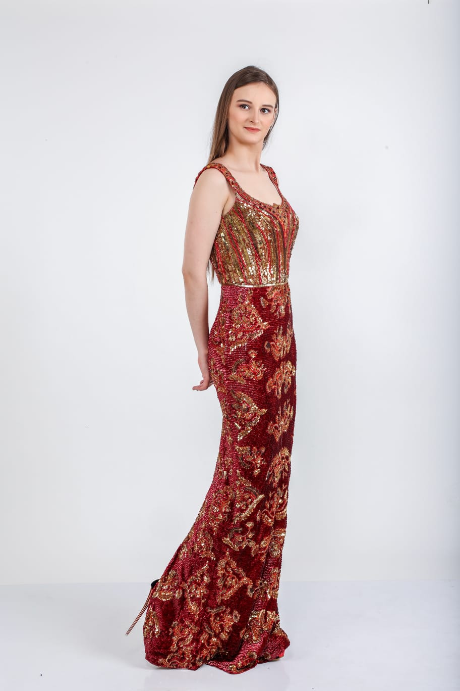 Julie Evening Gown By shayne Bridals designed by shane