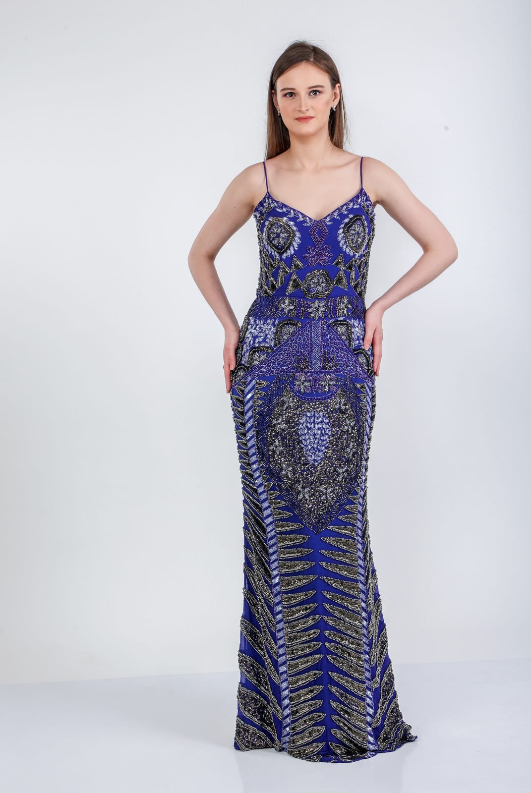 Diana Evening Gown – Royal Blue Statement Look – Shayne Bridals
