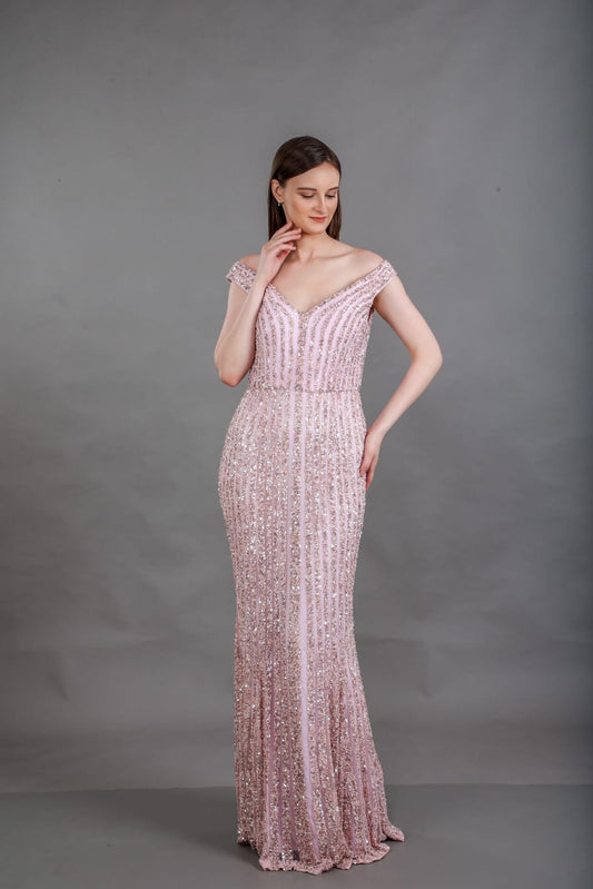 Andrea Evening Gown by shayne Bridals designed by shane