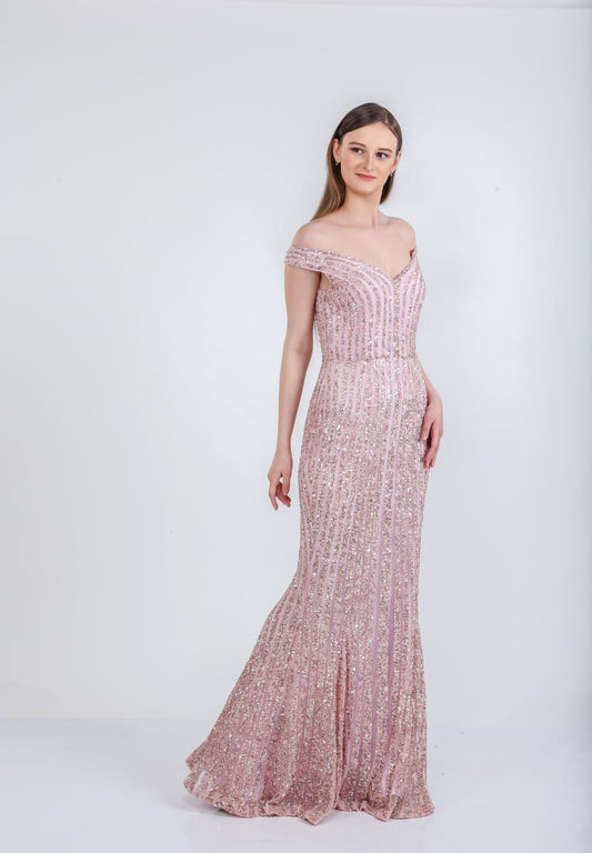 Andrea Evening Gown by shayne Bridals designed by shane