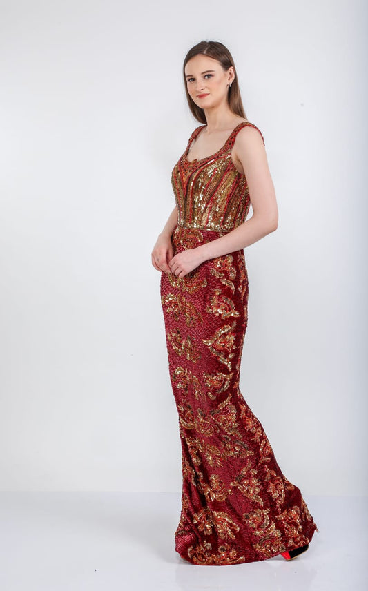 Julie Evening Gown By shayne Bridals designed by shane